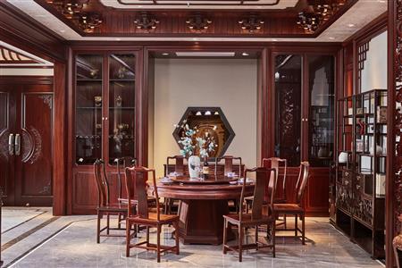 華行大家居紅木整裝定制餐廳