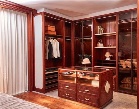 華行大家居紅木整裝定制衣帽間