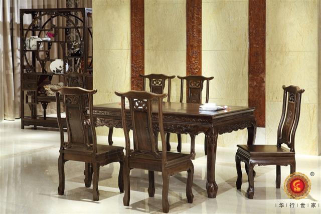 雞翅如意餐臺7件套+126博古架