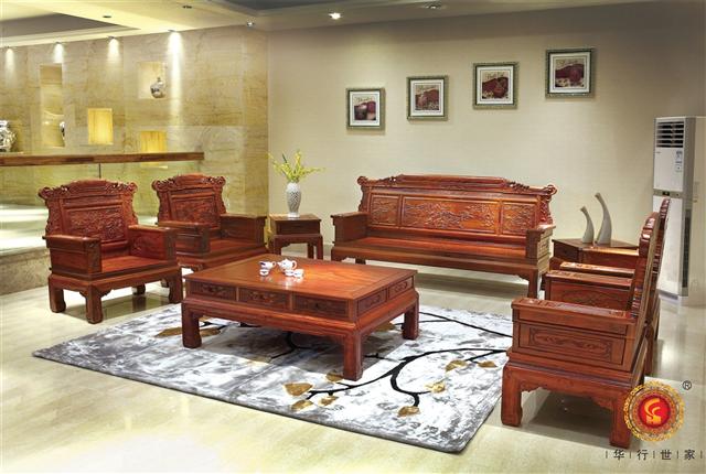 巴花仙桃錦繡沙發8件套