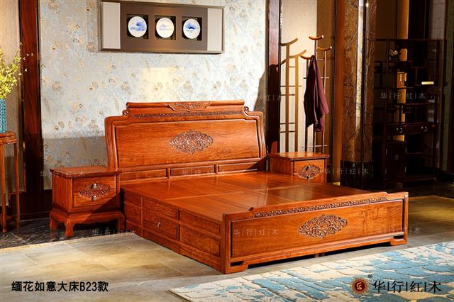 緬花如意大床B23款