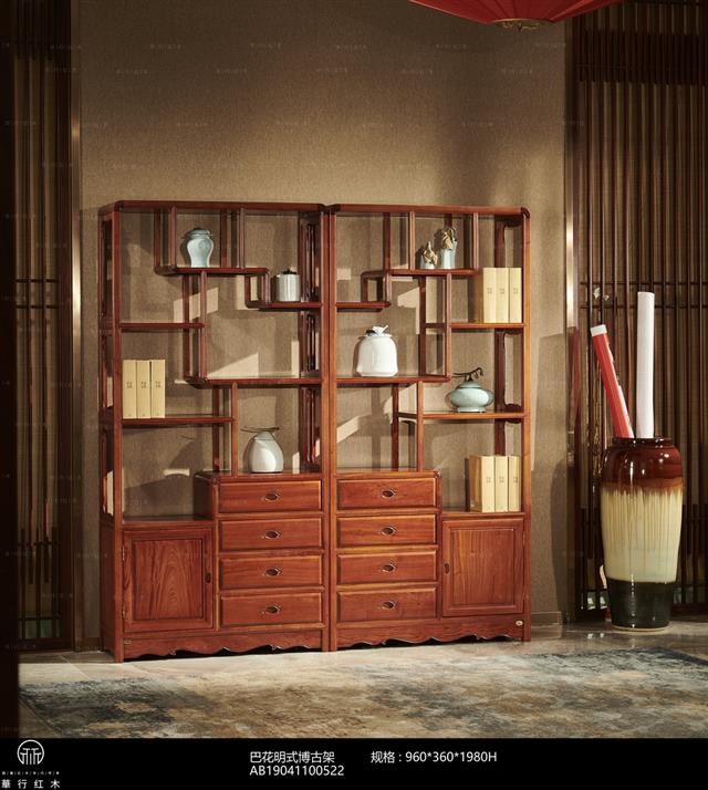 巴花明式博古架